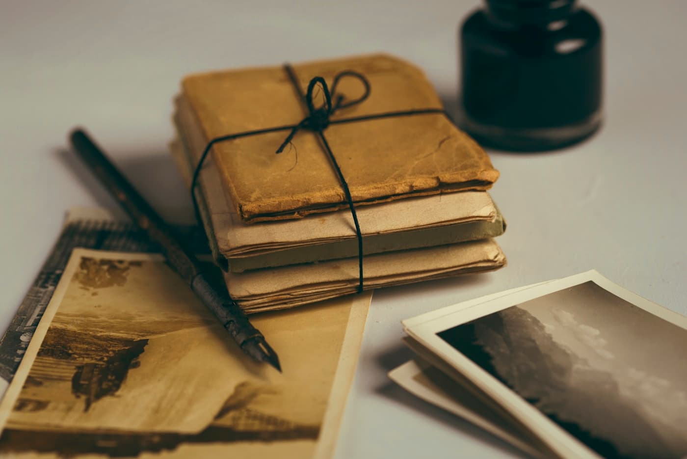 Paper and pen for reflecting on family history